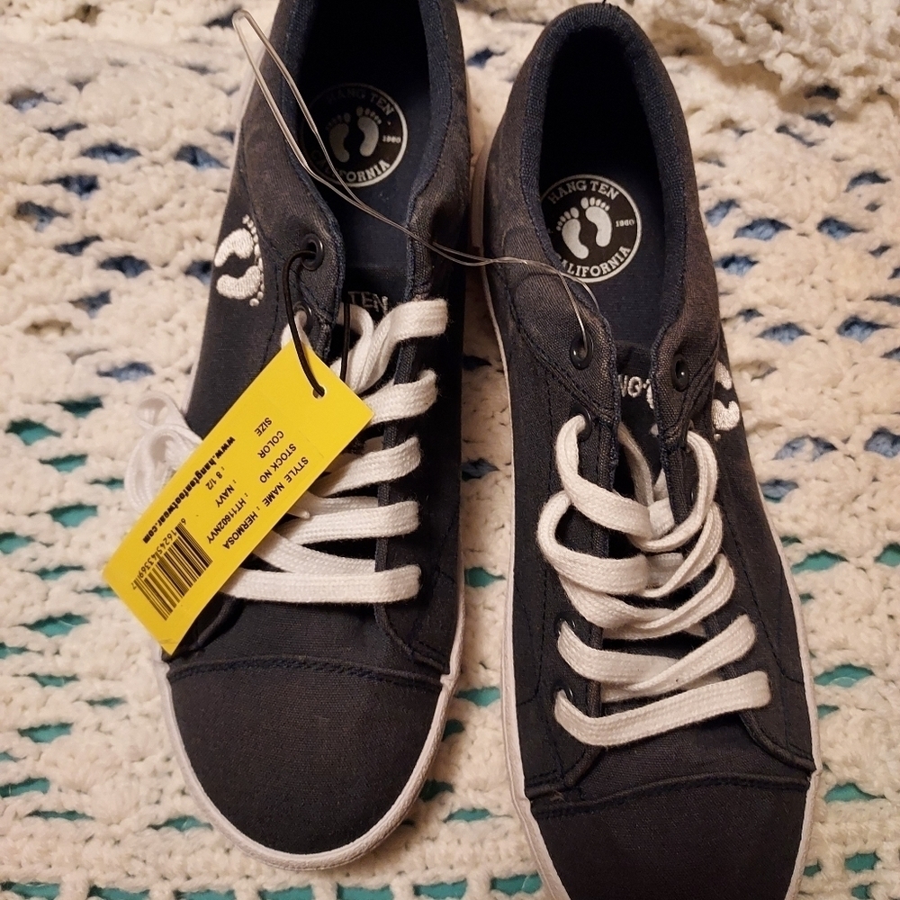 Hang Ten men 81/2 NWT HERMOSA navy shoes